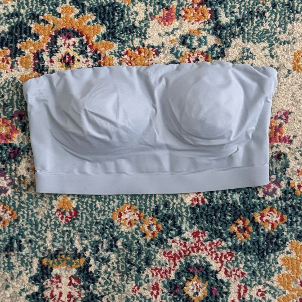 NEW Soma Enbliss Bandeau Bra in Cloud 9 Blue Size Large